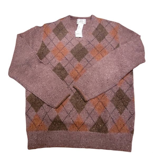 Jos. A Bank Argyle Sweater Sizes XL or L.  Wonderful Christmas gift! - Picture 2 of 12